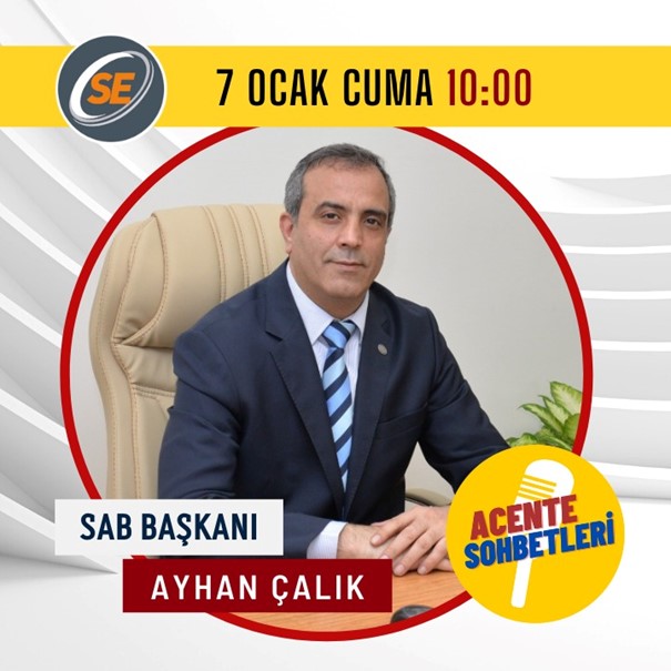 SAB Başkanı Ayhan ÇALIK da Sigorta Ekranı’na konuk oluyor